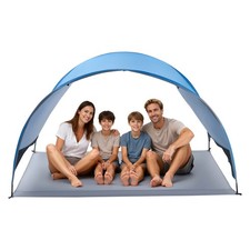 VEVOR Beach Tent Sun Shelter Sun Shade Canopy 4 Person UPF 50 Camping Fishing
