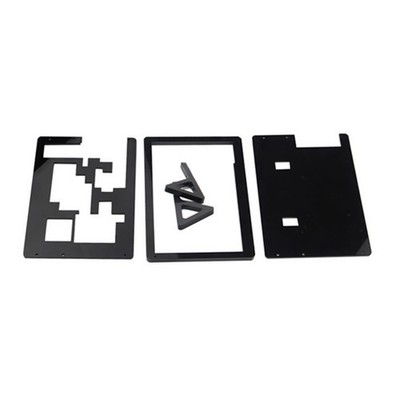 Acrylic Front & Back Shell + Base + Screws For 7'' Raspberry Pi 2 B LCD Screen K