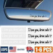 16x I Love You Drive Safe Mirror Sticker Cute Car Decal Rearview Mirror Window 16x I Love You Drive Safe Mirror Sticker Cute Car Decal Rearview Mirror Window