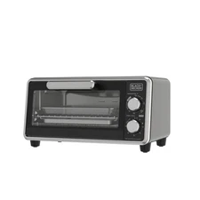 4-Slice Air Fry Toaster Oven with 5 Cooking Functions Stainless Steel Kitchen