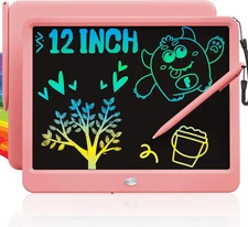 LCD Writing Tablet for Kids Girls Toys, 12 Inch Erasable Drawing Tablet Doodle B