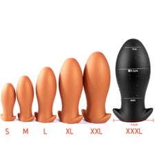 Huge Big Extra Large Silicone Anal Butt Plug Dildo G-spot Sex Toy for Women Men