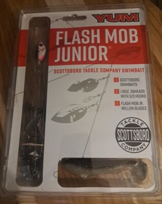 Yum YSTS3KIT5-804 Scottsboro Rainbow Shad Flash Mob Junior Umbrella Fishing Rig