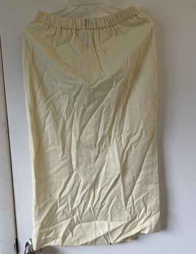 Size 8/10 Vintage Beige(Chaki)Cache Skirt Suit - Picture 11 of 13