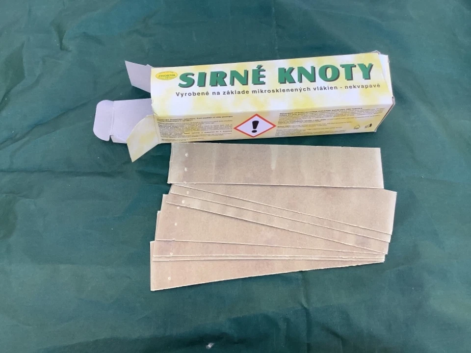 schwefelschnitten Met Bienenwaben Kellerei Schwefel Streifen Wachsmotten Bienen  - Bild 2 von 3