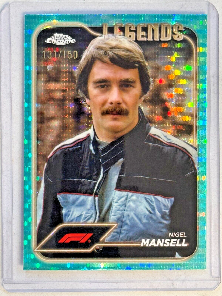 2024 Topps Chrome Formula 1 - F1 Legends Nigel Mansell #189 Aqua