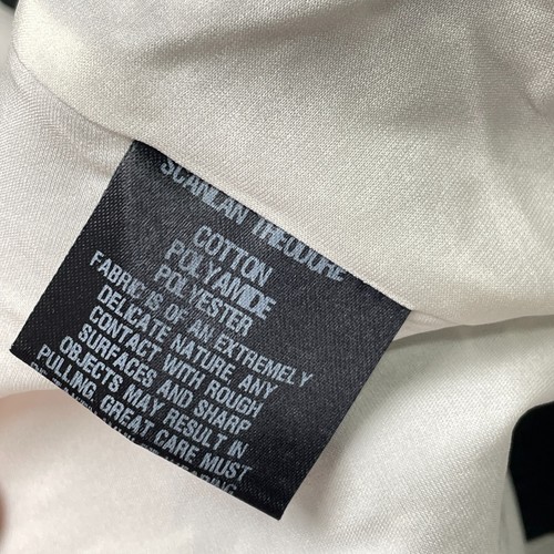 Scanlan Theodore Mini Dress Womens 10 White Black Fit & Flare Strapless V-Neck - Picture 9 of 12