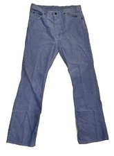 Vintage Levi  s 70s White Tag Corduroy Flare Pants USA Made Size 34 x 31