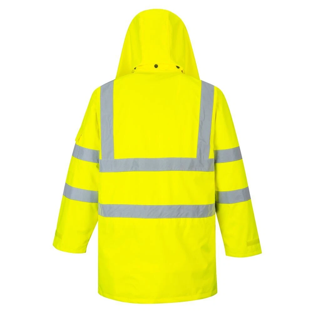 Portwest US427 Hi-Vis Reflective Waterproof 7 in 1 Safety Work Jacket ANSI image 6