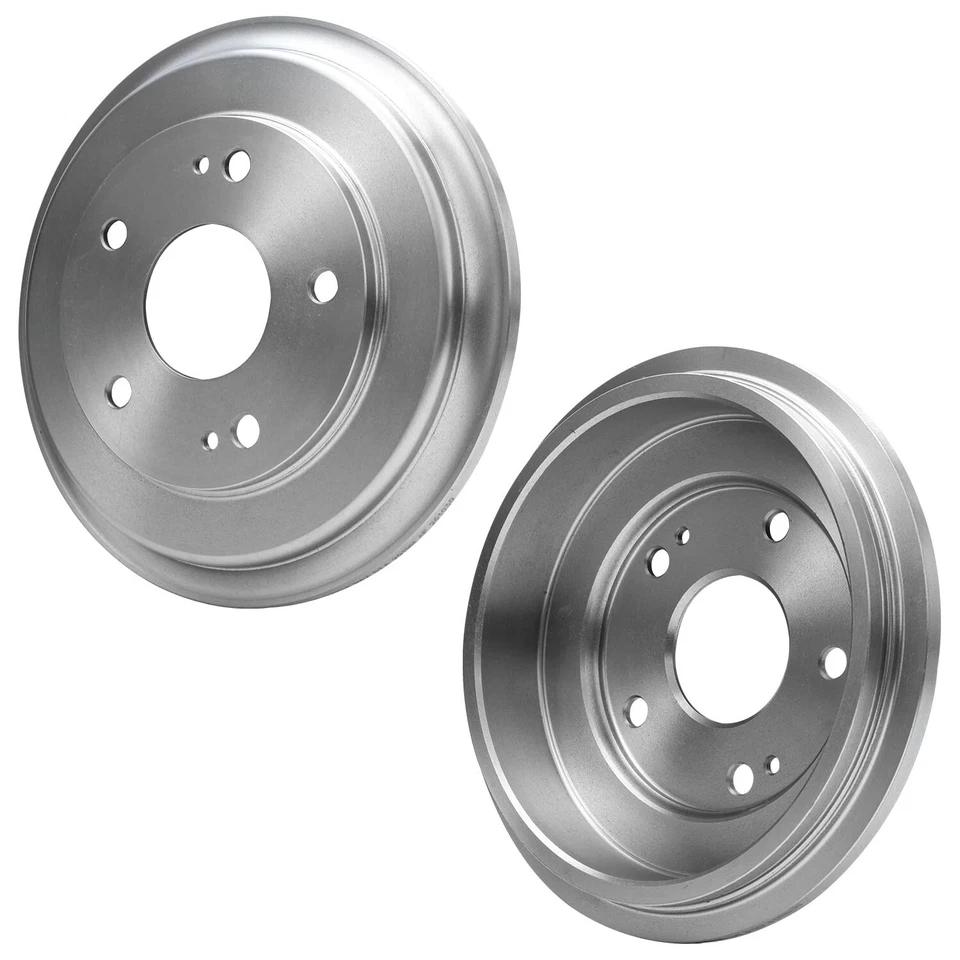 REAR Brake Drums + Brake Shoes for 2006 2007 2008 2009-2015 Honda Civic L4 1.8L - Image 4 of 4