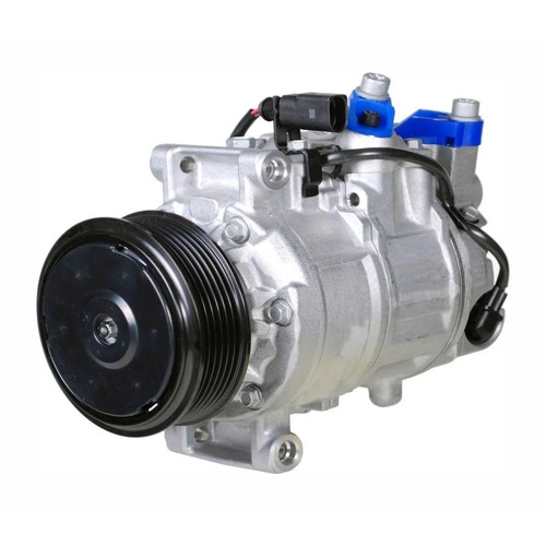 DENSO 471-1503 Compressor w/ Clutch For 06-12 Audi A6 A6 Quattro Q5 S4 S5 - Picture 2 of 2