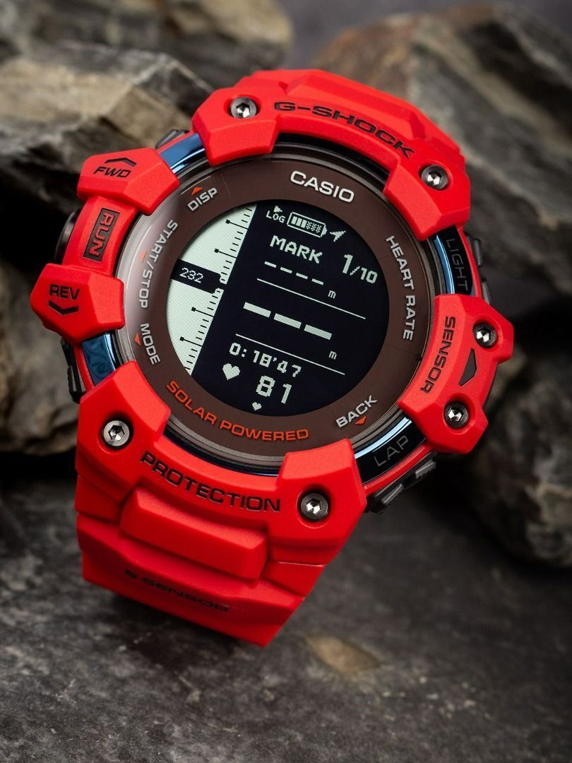 CASIO G-SHOCK GBD-H1000-4A G-SQUAD SERIES RED/BLACK GBDH1000 CASIO G-SHOCK GBD-H1000-4A G-SQUAD SERIES RED/BLACK GBDH1000