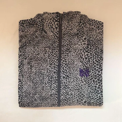 22SS Needles Track Jacket Python Gray Mens Size L Preowned Rare