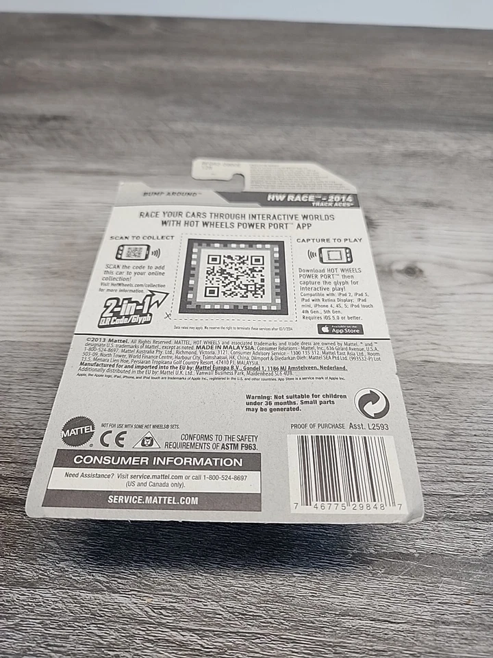 2013 Hot Wheels Green Bump Around #166 HW RACE - Image 4 of 4