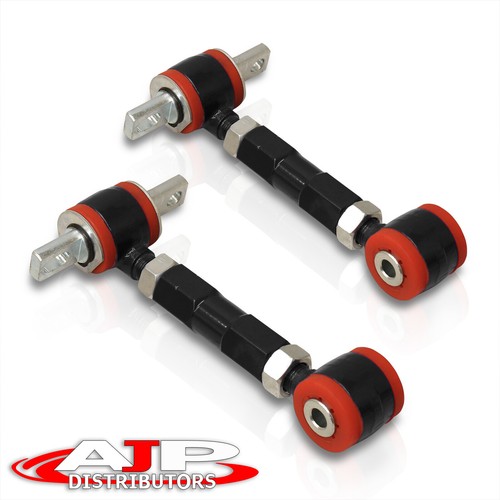 Black Rear Control Arms Adjustable Camber Kit For 19882000 Honda Civic