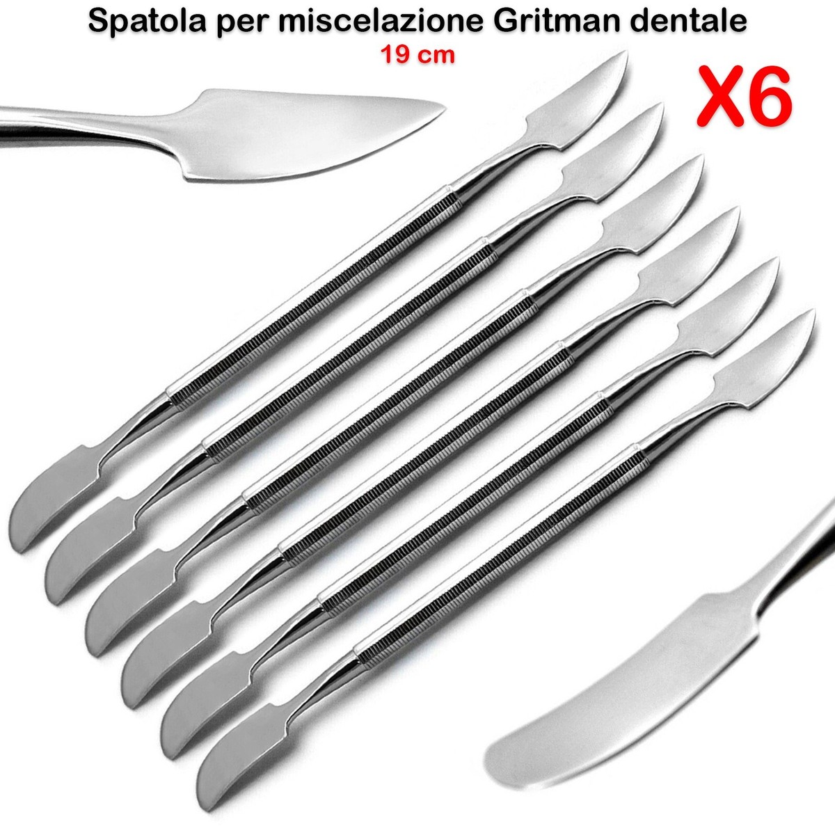 Cera Dentale E Modellazione Miscelazione Spatola Per Cemento A Doppia - Foto 7