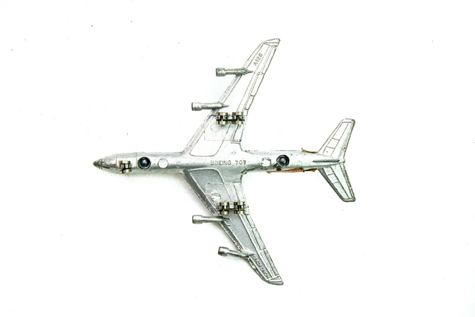 Vintage metal diecast model Continental Airlines Boeing 707 A128 Modello metallo - Immagine 2 di 2