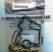 Carb Carburettor Rebuild Kit Yamaha YZF 450 2003-2004 (Keihin) Jets Needle Valve