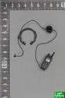 1:6 Scale ES CBI 27005 Task Force 58 PO1 Brad - Headset w/ Radio