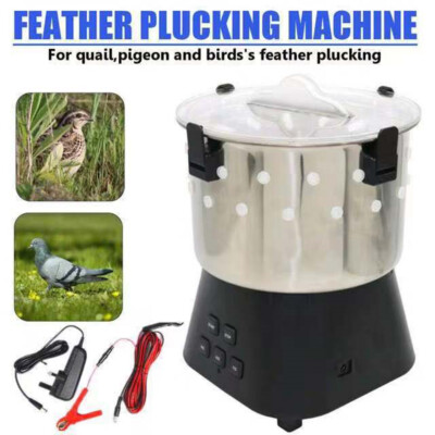 #ad Chicken Poultry Plucker Electric Stainless Steel Feather Plucking Machine 110V $85.99