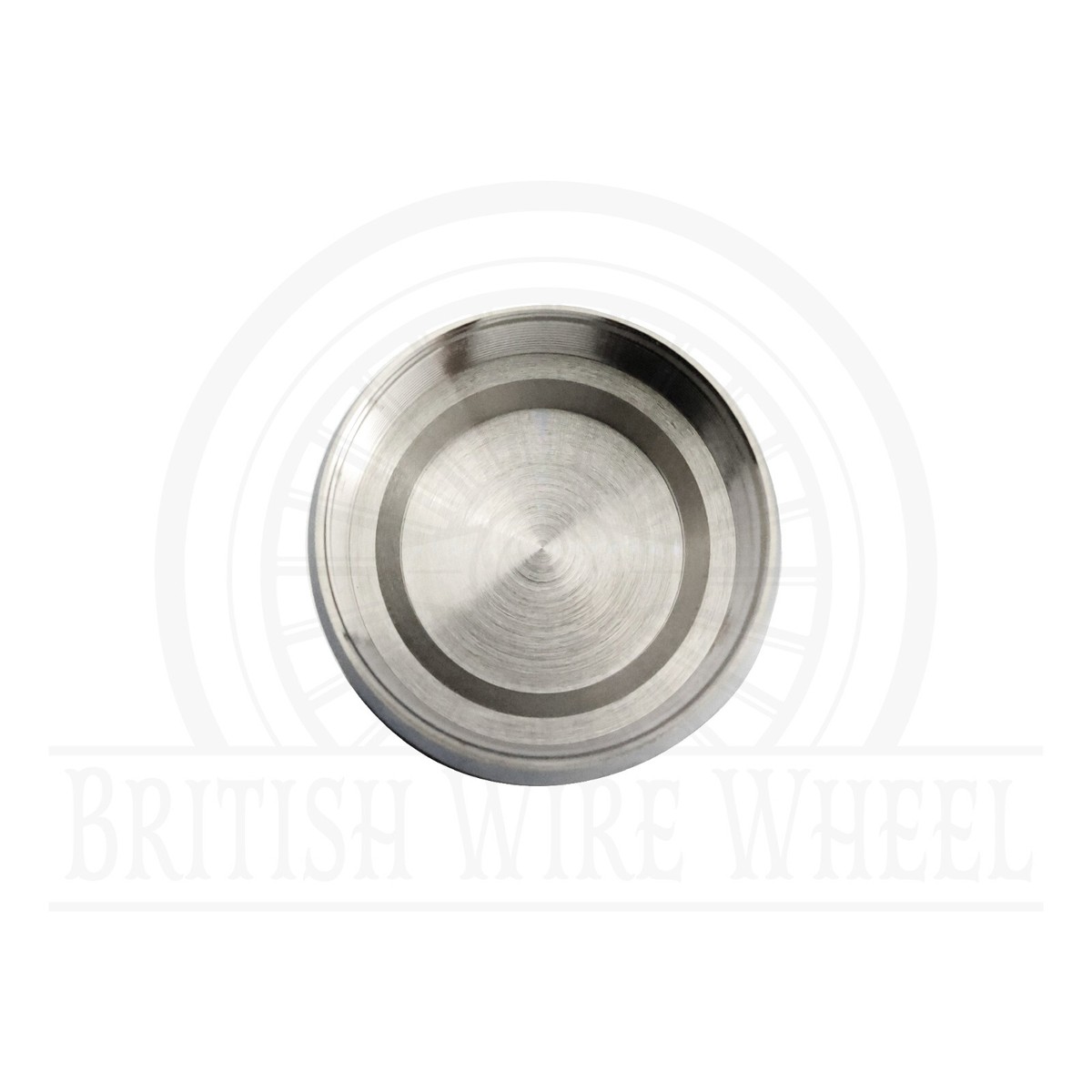New Set (4) Chrome Diamond Bullet Knockoff Wire Wheel Spinners / Caps / Knockoffs Fit 13-22