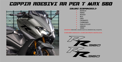 KIT COPPIA ADESIVI RR SCUDO ANTERIORE per T MAX 560 YAMAHA tmax