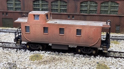 American HO Railroad Caboose, Bachmann, Repaint, Weathered - Bild 5 von 7