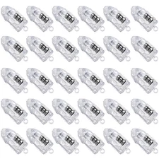 White LED Mini Party Light for Paper Lantern, Balloons Weddings Decorations 30pc