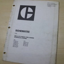 CATERPILLAR 963 973 TRACK LOADER Hydraulic System SCHEMATIC Service Manual cat