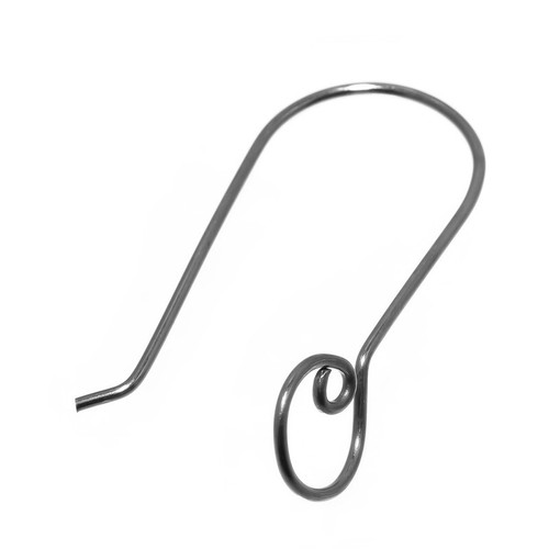 130 PCS 23X12MM EARRING FINDING BLACK GOLD PLATED JEWELRY MAKING WIRE