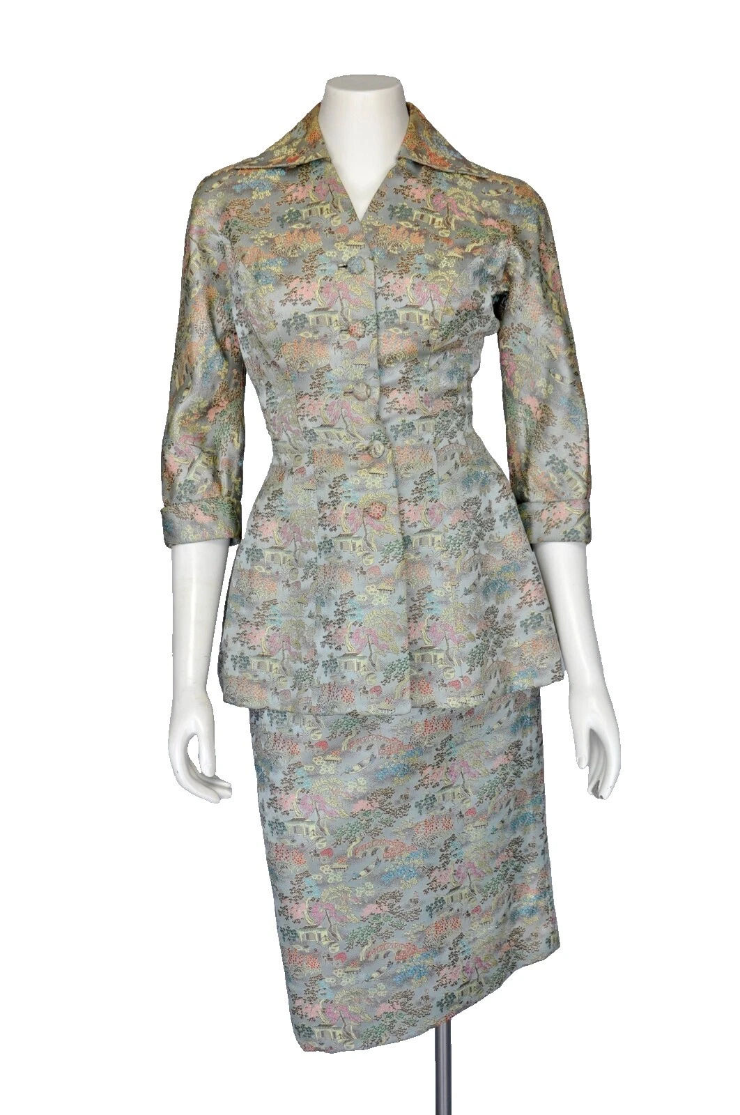 Satin 1950s Vintage Suits, Sets & Suit Separates for Women