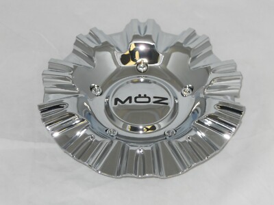 MOZ WHEELS CHROME 6840-15 S607-10 WHEEL RIM CENTER CAP 