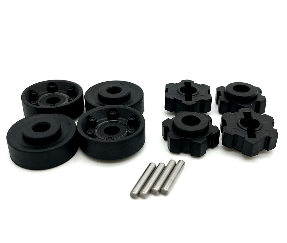 Fits Maxx Slash 17mm HEX wheel HUBS, (black washer) pins Traxxas