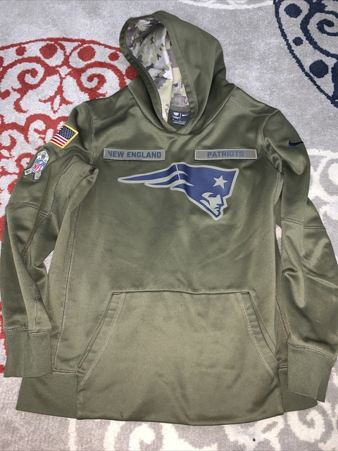 men's new england patriots salute to service hoodie