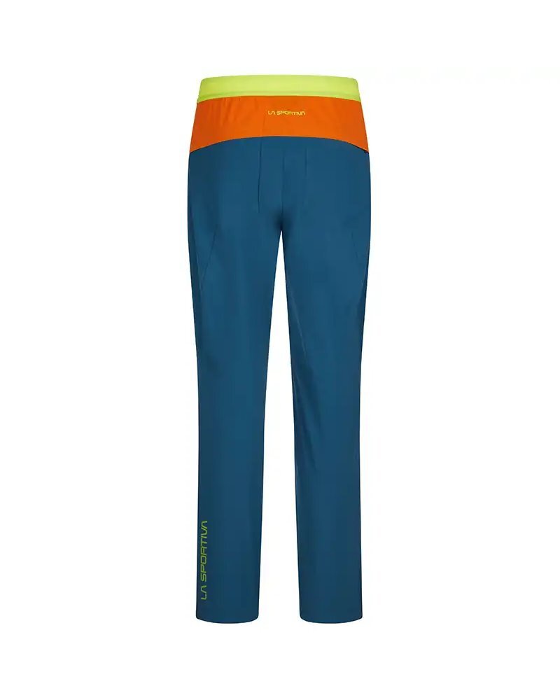 La Sportiva Brush Pantaloni Comprimibili Uomo, Storm Blue/Hawaiian