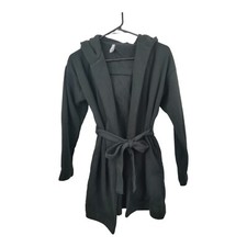Z Supply Women Black Hoodie Packets Size S