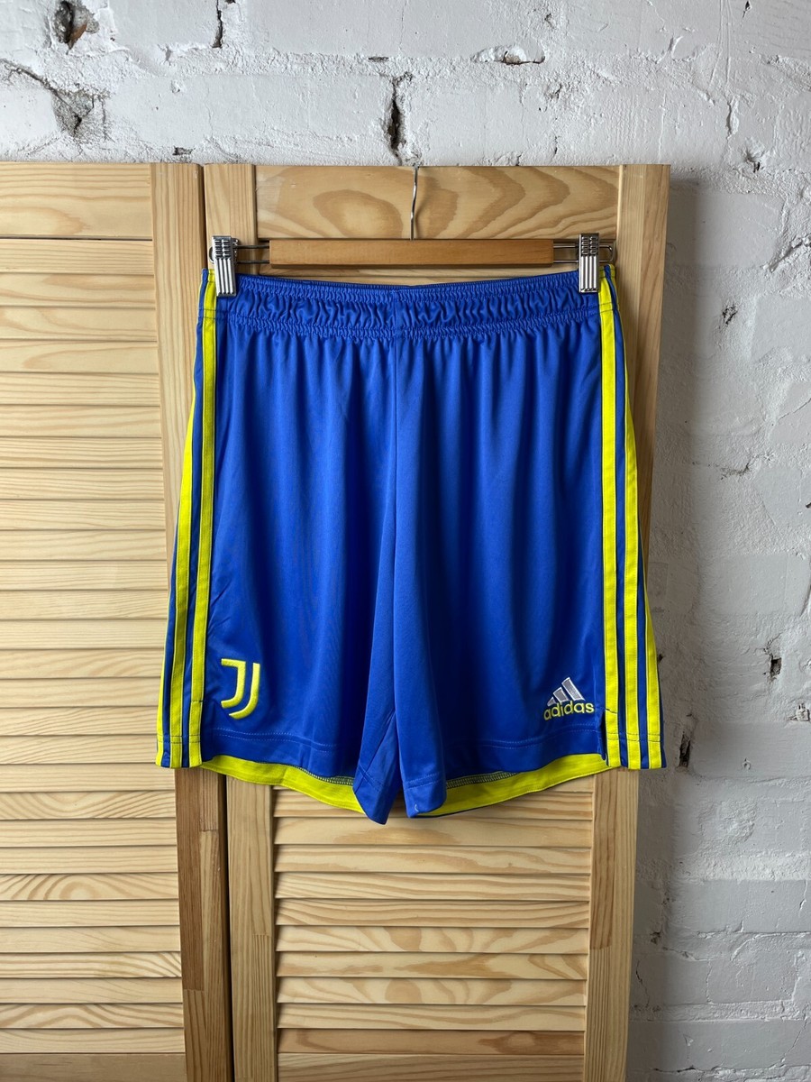 Shorts Adidas Usa Juventus Vs JUVENTUS JUVE THIRD FOOTBALL SOCCER SHORTS  2021 2022 ADIDA BLUE