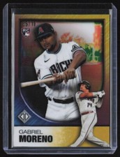 2023 TOPPS TRANSCENDENT CHROME GABRIEL MORENO Rookie /10 #90