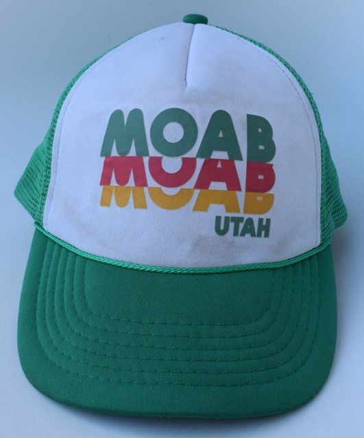 MOAB UTAH Trucker Baseball Cap Hat One Size Snapback Mesh 5Panel eBay