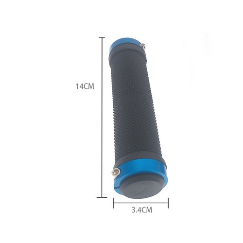Pair Cruiser MTB BMX Bike Handlebar Cover Grips Bar Aluminium Red/Black/White/ye - Picture 7 of 25