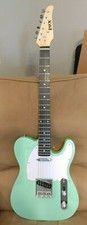 Lyxpro Full Size Tele T-style Electric Guitar Hard To Find Seafoam Green! Caster