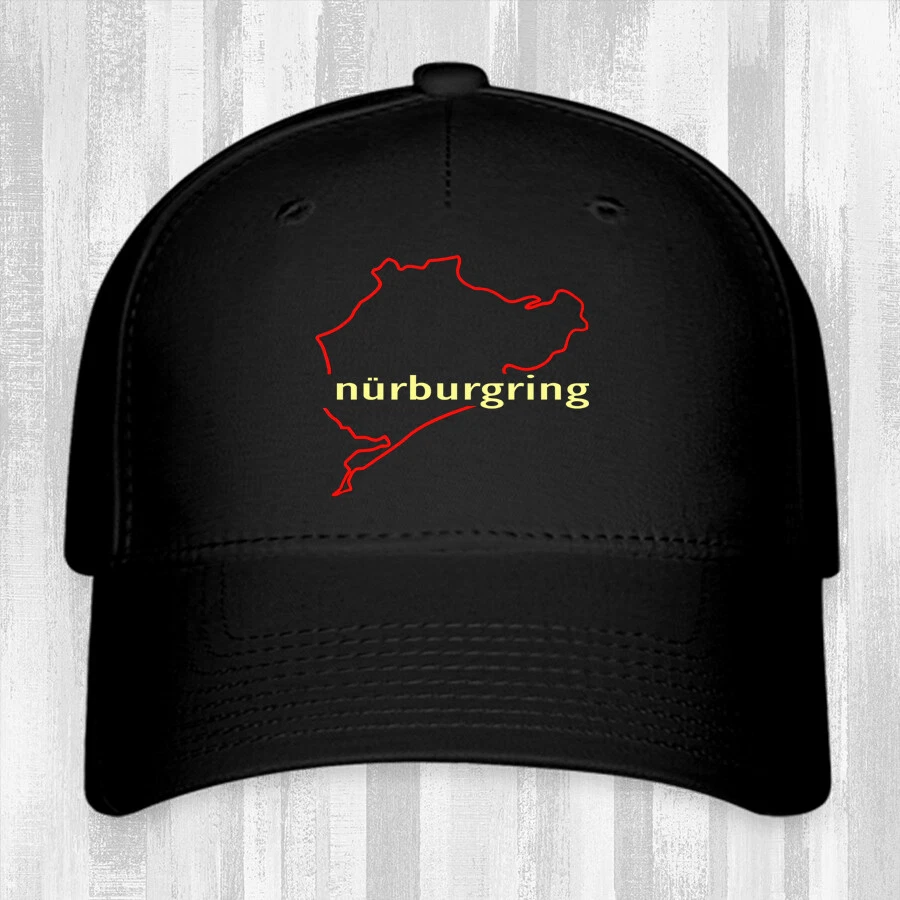 NURBURGRING German Race Black Hat Baseball Cap Adjustable