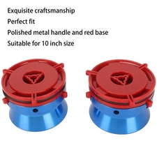 .›1 Pair NAB Hub Adapters Polished Aluminum Reel Tape Opener Hub For Studer New