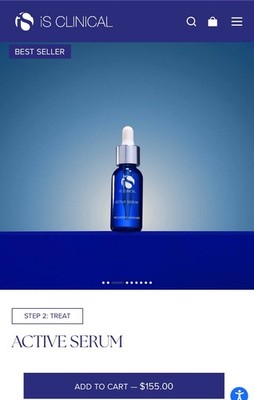 iS Clinical Active Serum 15ml/0.5oz EXP. 06/2026 - Brand New in Box