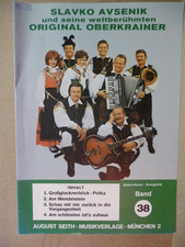 Musiknoten " SLAVKO AVSENIK " und seine weltberühmte Oberkrainer  - Band 38