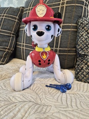 Paw Patrol Zoomer Marshall Interactive Firefighter Pup Dog  Good Working Order￼