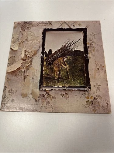 Led Zeppelin IV Vinyl LP SD-7208 1971 1st US Press Monarch Pecko Duck