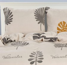 Cotton Market Set di biancheria da letto 160x200 cm con federa Cotone Microfibra