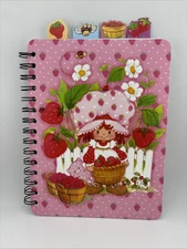 Strawberry Shortcake 4 Tab Journal Notebook 7 x 9 in " Wildbrain BRAND NEW