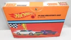 Vintage 1967 Mattel Hot Wheels 24 Car Collectors Case + 4 Junkyard Redline Cars